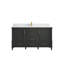 Ensemble de meuble-lavabo simple 60 po avec comptoir Aberdeen