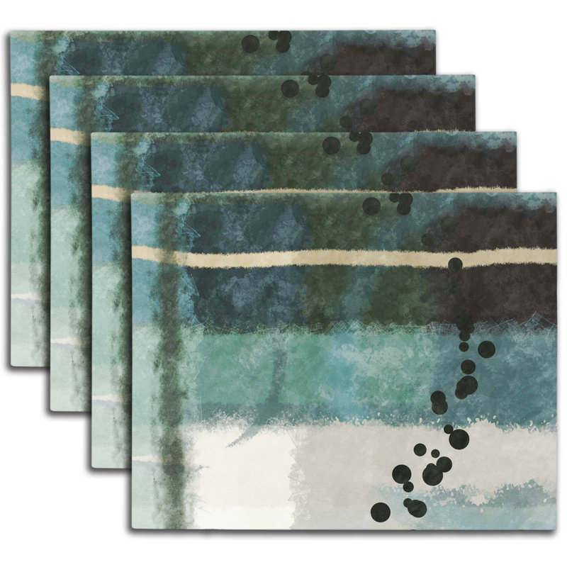 Napperon abstrait en polyester