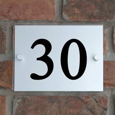 Champy 15cm H Plastic House Number