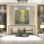 Art mural luxueux en métal «Spring Delight» par Carrie Sharp, 36 po x 36 po