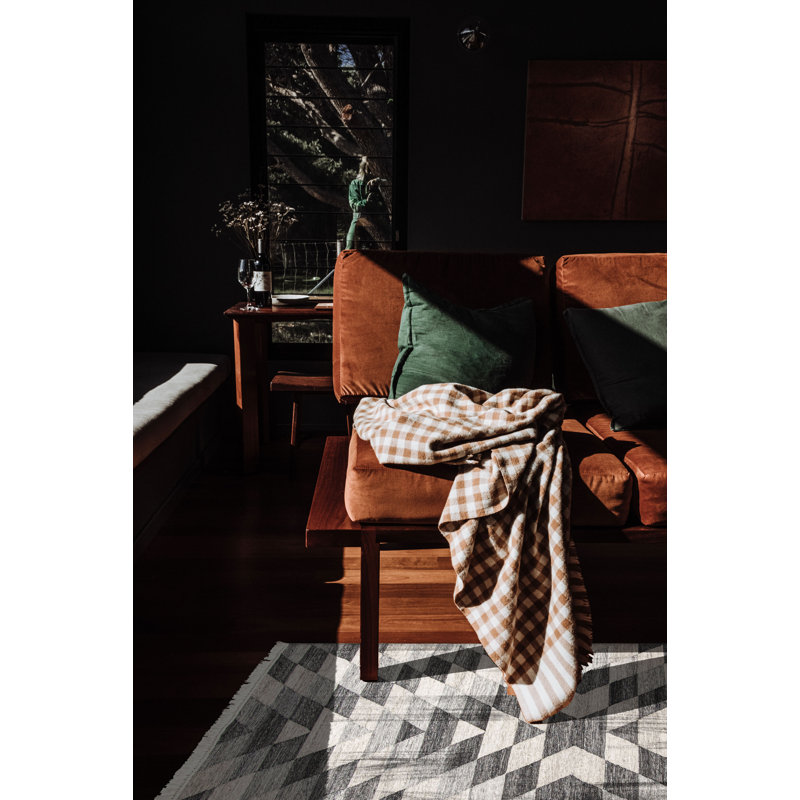 Kilim gris Ankara 4 pi 10 po x 8 pi 2 po