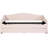 Beige Twin Size Daybed With Fleece Cushioning And Rollable Trundle Upholstered Led In-1016883675-1016883673