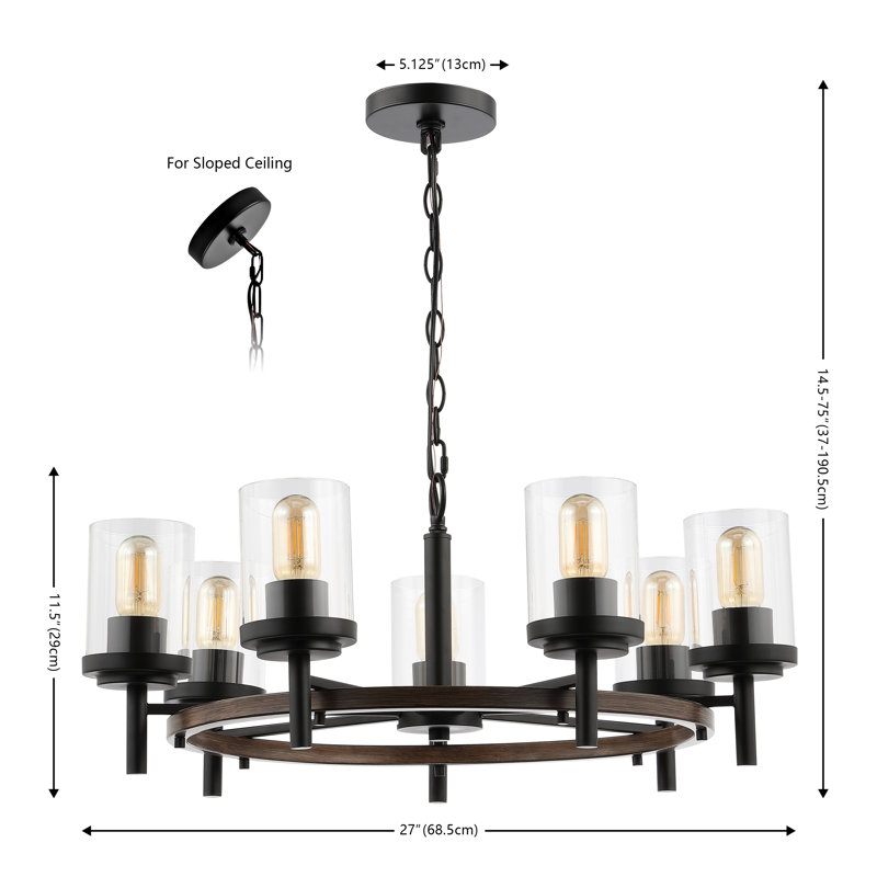 Yasiah 7 - Light Dimmable Chandelier