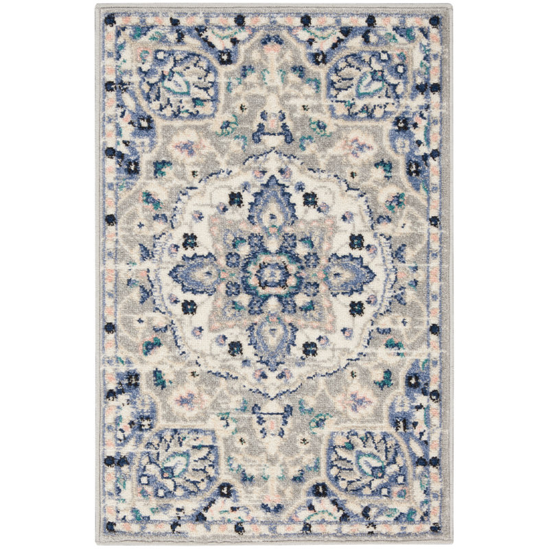 Oriental Indoor Rug, Rectangle 1'10" x 2'10"