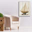 Toile épique Graffiti «Pond Yacht 1» par David Carter Brown, 26 po x 34 po