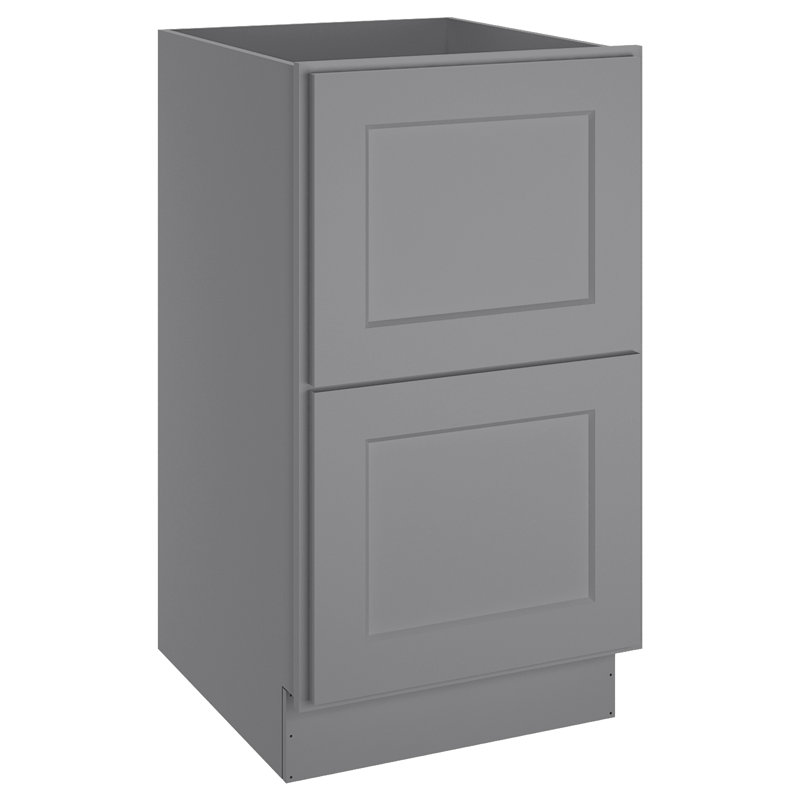 Armoire Homlux, H 34,5 po x l 18 po, Shaker Greystone