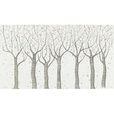 Papier peint amovible en bois