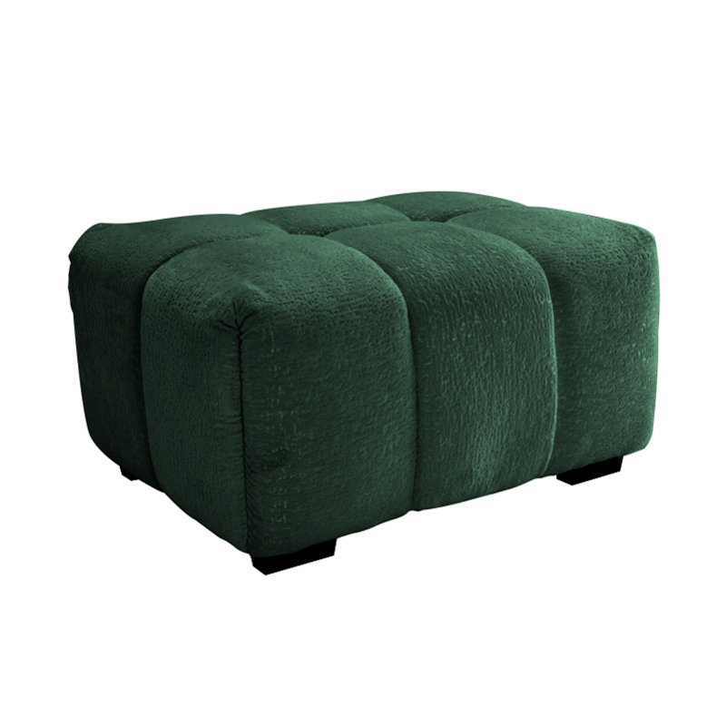33 Sofas Green Chenille - Ottoman,  Green 