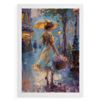 «WOMEN Series DCC-XXIV», reproduction sur toile de qualité supérieure seulement - non encadrée - prête à être accrochée