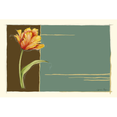 Parrot Tulip No. 1 by Jennifer Goldberger - Wrapped Canvas Painting