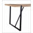 55"Rustic Industrial Rectangular MDF Wood Colour Dining Table For 4-6 Person, With 1.5" Thick