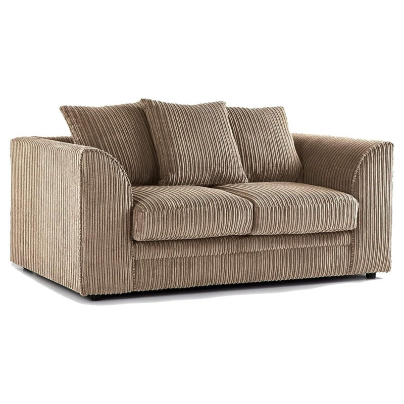 2 Seater Corduroy Sofa, Beige