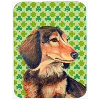Planche à découper en verre à caroline st. patrick teckel st. patrick Shamrock Lucky Irish