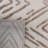 Rug Branch Seren 5' x 7' (5'3" x 7'1") Grey/Beige Chevron Indoor Area Rug, Contemporary, Low Pile, Stain-Resistant Carpet - Living Room, Bedroom, Dining Room, and Kitchen-343604319