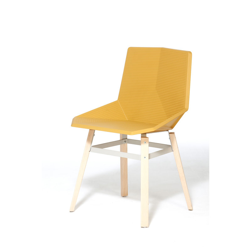 127cm H Dining Chair, Ochre, White