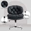 Chaise de bureau sans accoudoirs avec siège rembourré épais-1221592957