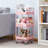 3-Tier Rolling Cart, Utility Cart with Wheels,Metal Cart,Bathroom Cart,Salon Trolley Cart,Kitchen Storage Cart-89251850
