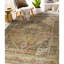 Wool Geometric Area Rug in Orange-583425728