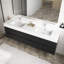 Meuble-lavabo avec lavabo à quartz et tiroirs à fermeture en douceur, meuble-lavabo mural flottant pour salle de bain moderne, lavabo une pièce-2128521908-2128521905-2128521906