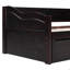 Lit de jour en bois avec lit gigogne et deux tiroirs de rangement, lit de jour extensible-1524062213