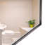 Miroir de salle de bain noir brillant pour miroir mural-357658180