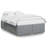 Ebern Designs Bed Frame Without Mattress Dark Gray Twin XL Fabric-983510883-983510884