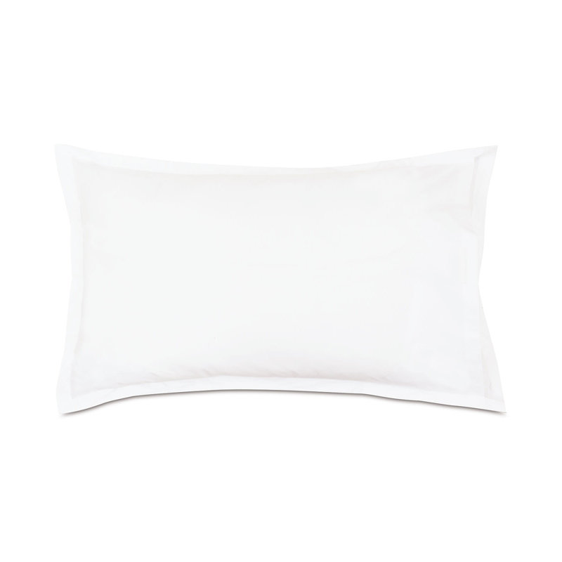 Tessa Cotton Sham Set, White/Scarlet, King, Multi-stripe