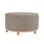 Repose-pieds Doretha avec base en bois