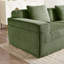 Canapé modulaire modulaire en L à 2 places avec assise profonde, coussins décoratifs et repose-pieds mobile, idéal pour la détente en famille-1942767175