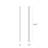 Stiletto Lungo Dimmable LED Bath Bar-14262597