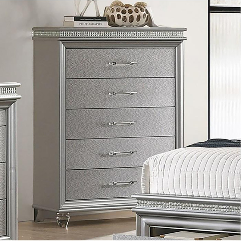 Commode 5 tiroirs Elfine