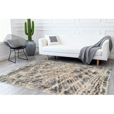 Tapis crème / gris Loretta