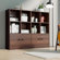 Kayliee 48" W x 40" H 8 Cube Storage Bookcase with 4 Doors