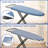 Metal Ironing Board with Iron Rest Heat Resistant Covers and Seven-Level Adjustable Heights