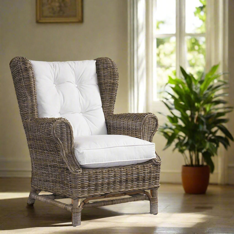Bullis Upholstered Wingback Chair