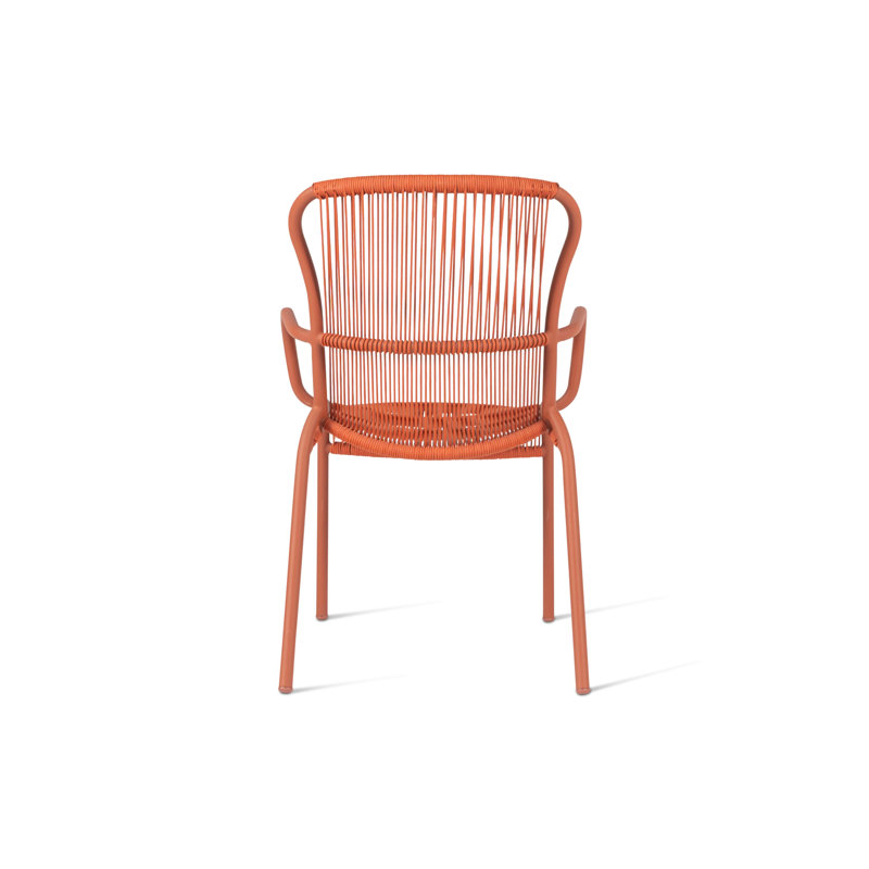 Loop Outdoor Dining Armchair, Terracotta