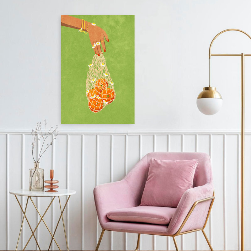 Art contemporain coloré, fruits, art contemporain, H 24 po x l 16 po