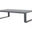 Canapé double + table basse rectangulaire, coussins gris clair-1420767751