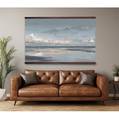 «Coastal Reflections, Seascape», art mural sur toile