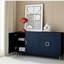 Armoire de rangement moderne à 4 portes en bois laqué Modern