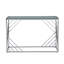 Ayline 120cm Glass Top Console Table