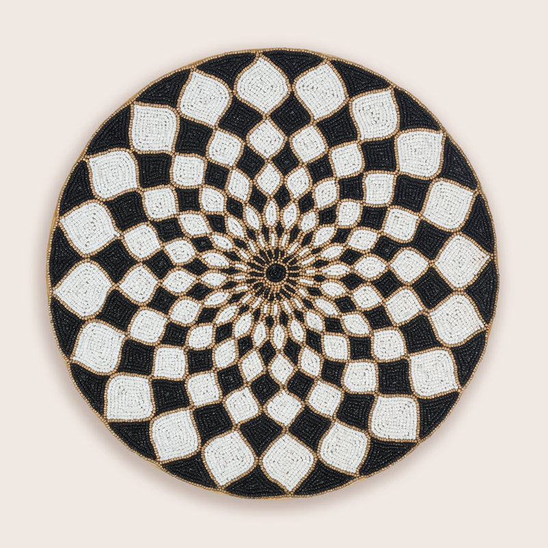 Handcrafted Glass Beaded Placemat