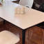 Rectangular modern simple white rock table-106480564