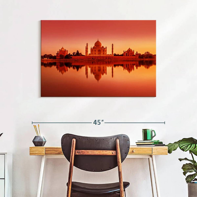 Nicci Taj Mahal Sunset Panorama