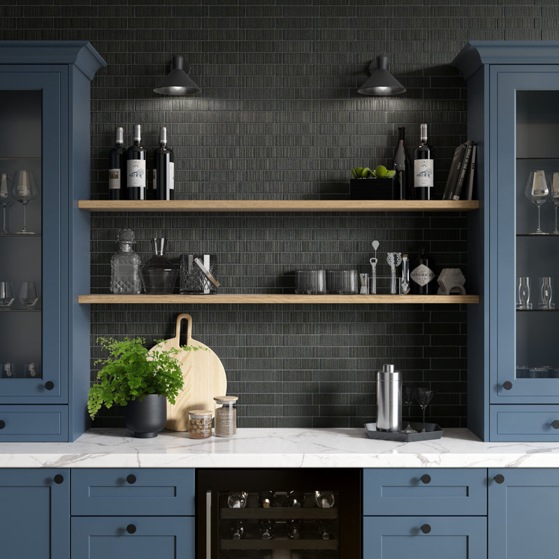 Ornami Yuzen 11 In. X 12 In. Glossy Ceramic Wall Tile (16.18 Sq. Ft./Case)