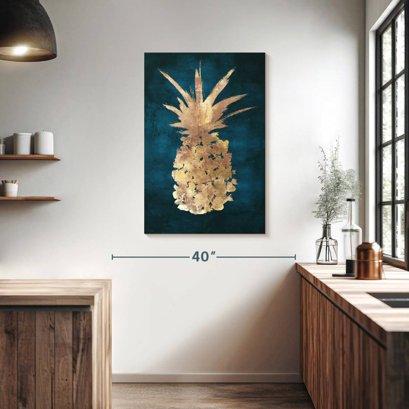 Yarlin Golden Night Pineapple, 39" H x 26" W