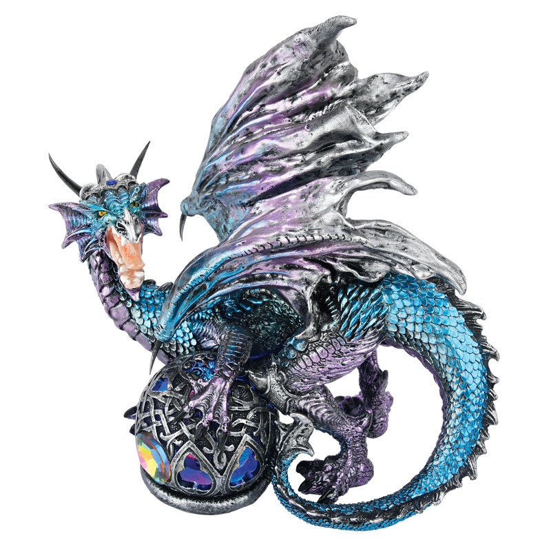 Fanged Shadow Gothic Dragon Figurine
