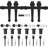 Sliding Standard Double Barn Door Hardware Kit-49602987