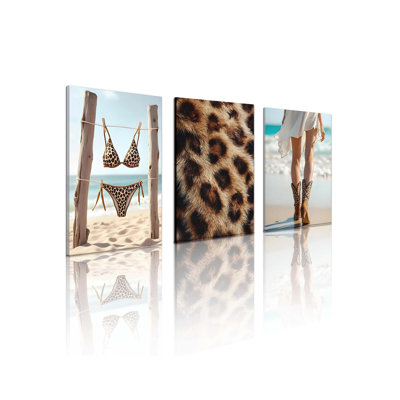 3 Piece Wrapped Canvas Wall Art