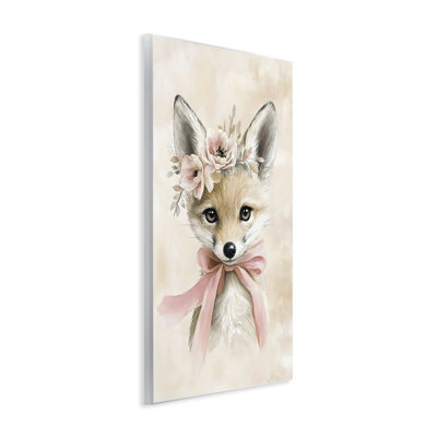 Sweet Baby Fox avec plaque murale, design Creative Studio